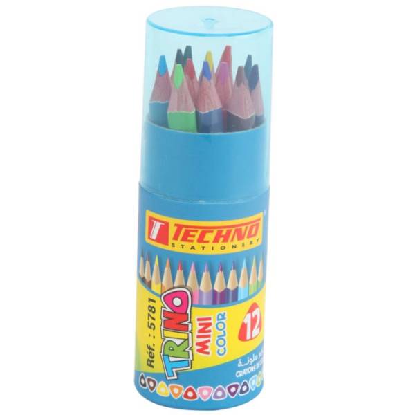 crayons-de-couleur-trino-mini-boite-ronde-de-12-pieces-techno-ref-5781